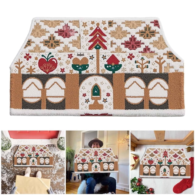 Christmas Party Decorative Christmas Carpets Christmas Floor Mats Photo Props Floor Mats Christmas Carpets Christmas Welcome Carpets Fall Blankets And Throws Pumpkin 8x10 Area Rugs for Living Room
