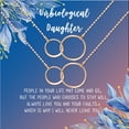 thumbnail image 2 of Anavia Unbiological Daughter Jewelry, Step Daughter Necklace Gift, Bonus Daughter Birthday Card Gift, Mother Daughter Set Necklace-[Two Rose Gold Infinity Double Ring, Blue-Orange Gift Card], 2 of 3