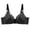 Black, variant on Sngxgn Women's No Side Effects Underarm and Back-Smoothing Comfort Wireless Lightly Lined T-Shirt Bra(Black,36/80)