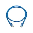 thumbnail image 2 of Tripp Lite Cat6 UTP Patch Cable (Rj45) - M/m, Poe, Gigabit, Snagless, Cmr-lp, Blue, 3 Ft. - Patch Cable - Rj-45 (m) to Rj-45 (m) - 3 Ft - UTP - Cat 6 - Snagless, Solid - Blue, 2 of 4