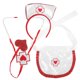 thumbnail image 2 of 1 Juego de diadema de enfermera para Cosplay, accesorios para traje de enfermera para mujer con estetoscopio, 2 of 8