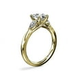 thumbnail image 3 of 0.70 Carat Excellent Heart Shape Genuine Diamond Latest Design Three Stone Engagement Ring for Ladies Solid 18K Yellow Gold Size 7.5, 3 of 8