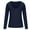 Navy, variant on Yuyuzo Ribbed Knit Tops for Women Fall Winter Casual Scoop Neck Long Sleeve Base Layer Underscrubs