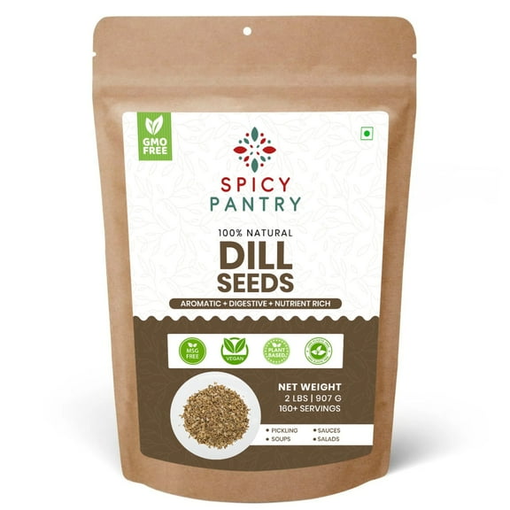 Spicy Pantry Whole Dill Seeds – 2 lb, Ideal for Pickling, Seasoning Meats, Salads & Soups