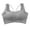 #1Racerback Gray, variant on Womens Floral Secret Comfort Rose Bra,Rose Bra Floral Secrets Brassiere With Back Support Push Up Umderwear Plus Size Bralettes Lace Butterfly Daily Bras