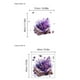 thumbnail image 3 of Adhesivos de pared con forma de libro floral morado, papel pintado romántico, 50 x 50 cm, 3 of 3