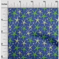 thumbnail image 2 of oneOone Cotton Poplin Twill Medium Blue Fabric Starfish Sewing Craft Projects Fabric Prints By Yard 56 Inch Wide-8A, 2 of 6