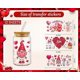 thumbnail image 2 of 12 Sheets of Valentine's Day UV DTF Cup Wrap Transfer Sticker, Valentine's Day Rub on Transfers Sticker for Furniture Waterproof Decals for Cups DIY C, 2 of 5