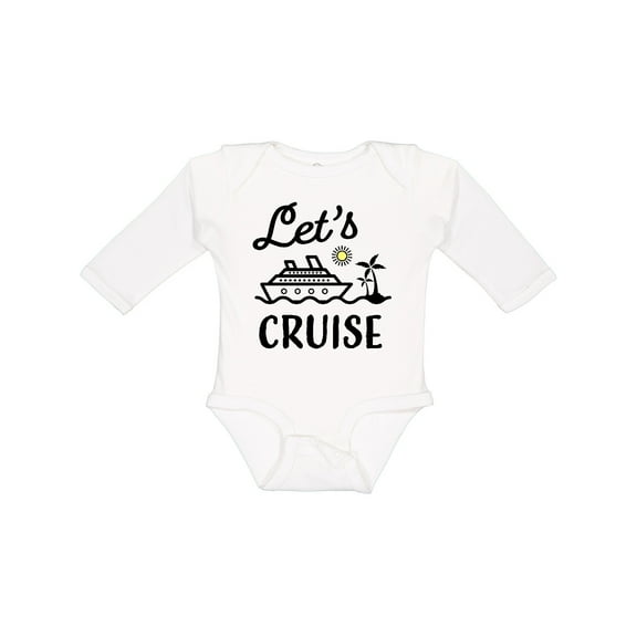 Inktastic Lets Cruise Boys or Girls Long Sleeve Baby Bodysuit