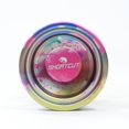 thumbnail image 2 of yoyofriends Shortcut Yo-Yo - Mono-Metal YoYo (Rainbow Acid Wash), 2 of 3