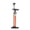 Orange Straight Pedal, variant on YAHHU Black Flat Portable Cycling Air Pump with Metal Foot Base Multi Functional 160 PSI Tire Inflator for Bikes Cars