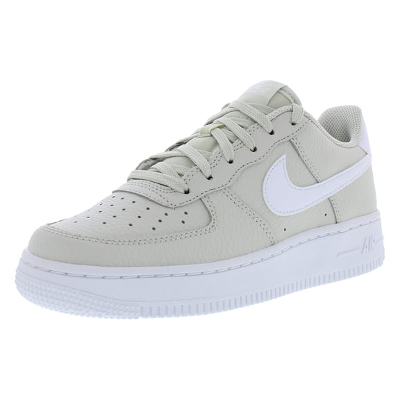 Nike Air Force 1 GS Girls Shoes Size 5.5, Color: Light Bone/White