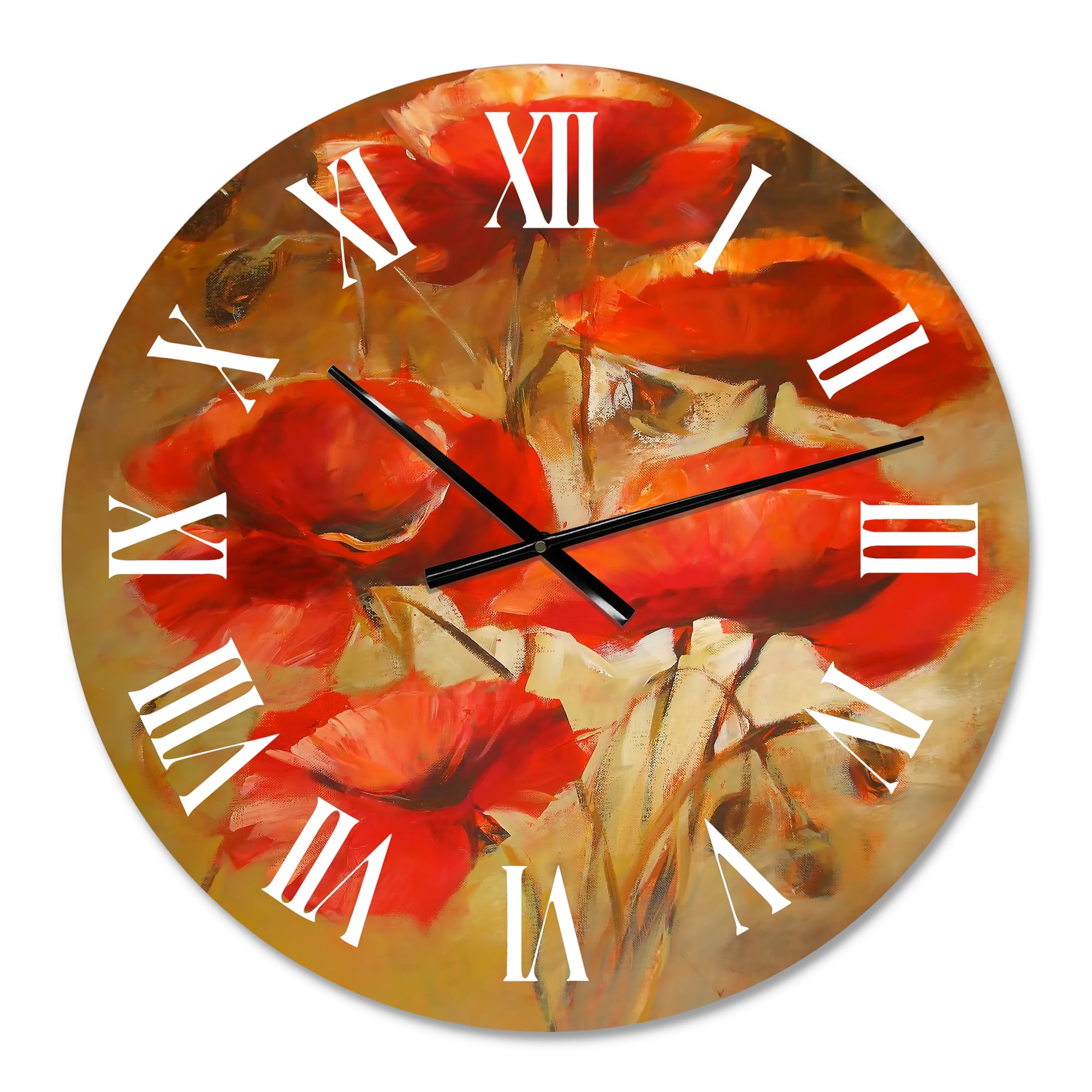 Designart 1 in Quartz Traditional Wall Clock