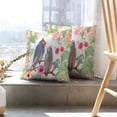 thumbnail image 6 of LALILO Throw Pillow Covers Owls Garden With Birds Flowers And Palm Cushion Cover 18" x 18", 915 Pack, 6 of 6