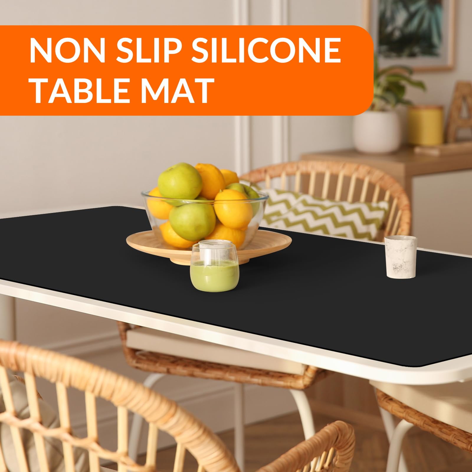 Goldeer Extra Large Silicone Countertop Protector Mat – Heat Resistant, Non-Slip Kitchen Mat for Counter, Desk, Crafts