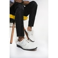 thumbnail image 2 of LIBERTYZENO Mens Finest Leather Lace Up Oxford Dress Shoes White 11, 2 of 8