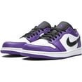 thumbnail image 2 of Nike Mens Basketball Shoes 9 Court Purple/Black/White, 2 of 5