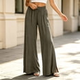 thumbnail image 5 of Luvrsol Sweat Pants for Women Wide Leg Casual Pants High Waist Trousers for Daily Loungewear S-2XL, 5 of 5