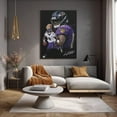 thumbnail image 4 of American Football Sports Ravens Poster For Kids Fun Teen Birthday Christmas Gifts Lamar Jackson Rugby Star Posters Frames Canvas Wall Art Print Picture For Home Room Decor, 4 of 6