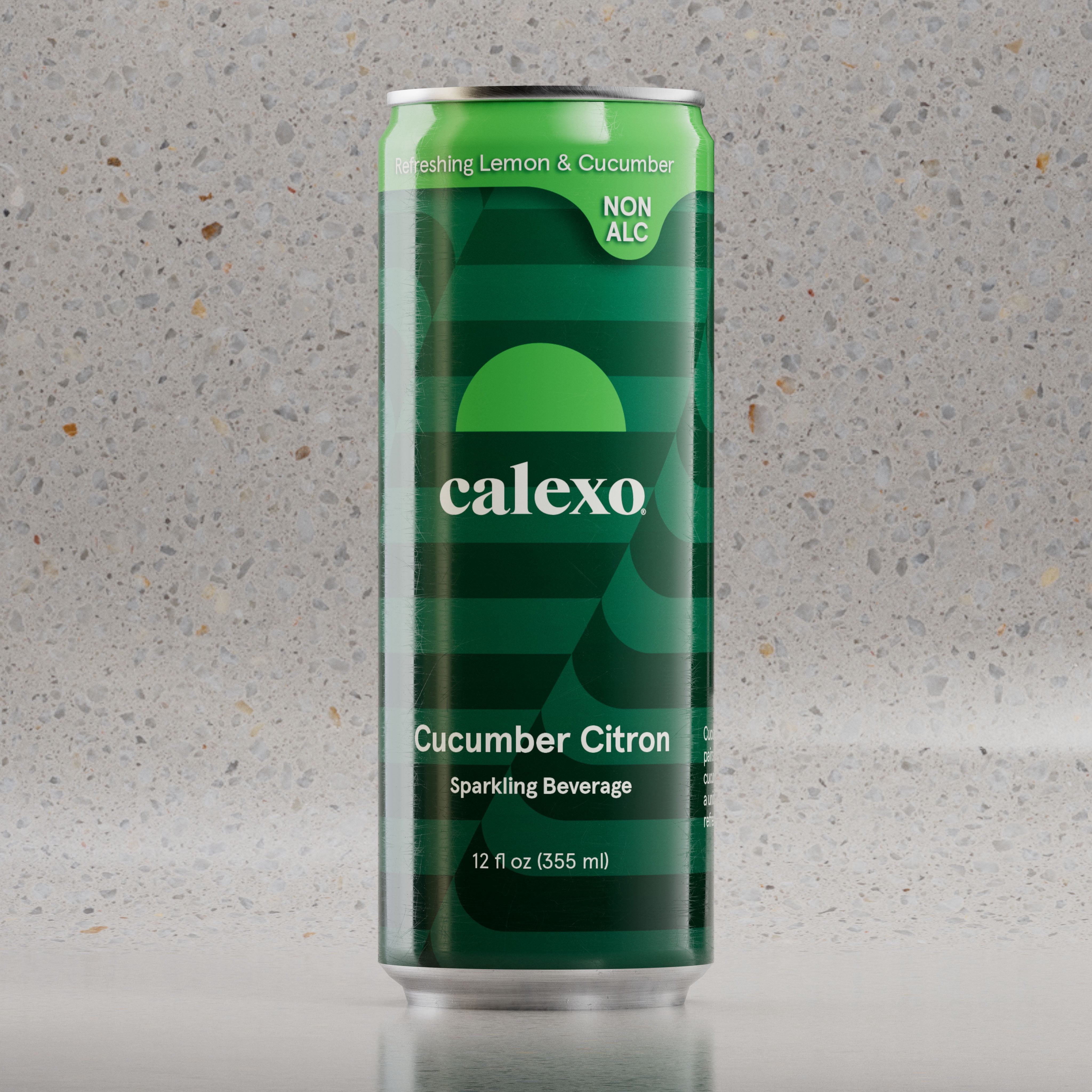 Calexo Cucumber Citron Non Alcoholic Sparkling Beverage 12 oz. 24pk 0.0% ABV