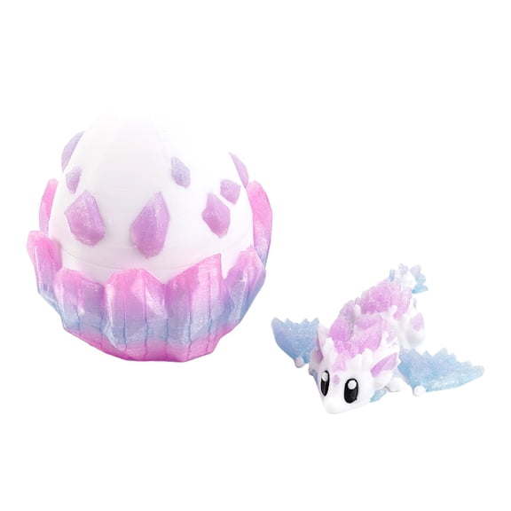 Dragon Egg Color Set Assembly Colorful Decoration Easter Figurine Gift