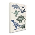 thumbnail image 3 of Stupell Industries Simple Dinosaur Types Silhouette Names Diagram , 36 x 48, Design by Lil' Rue, 3 of 7