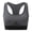 Black, variant on TriDri Womens Sculpted Melange Seamless 3D Sports Bra