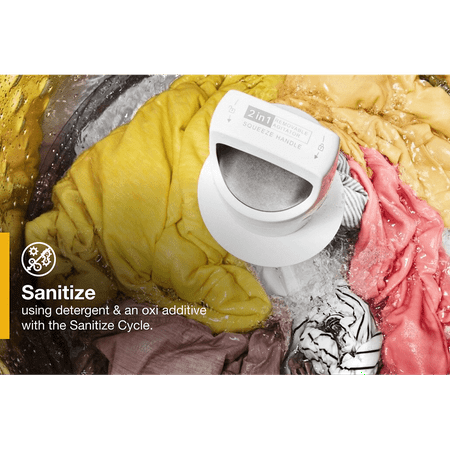 Whirlpool - 5.2 Cu. Ft. High Efficiency Smart Top Load Washer with 2 in 1 Removable Agitator - Chrome Shadow