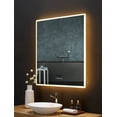 thumbnail image 3 of IMMERSION 36 in. x 40 in. LED Frameless Mirror with Bluetooth, Defogger  and Digital Display, 3 of 4
