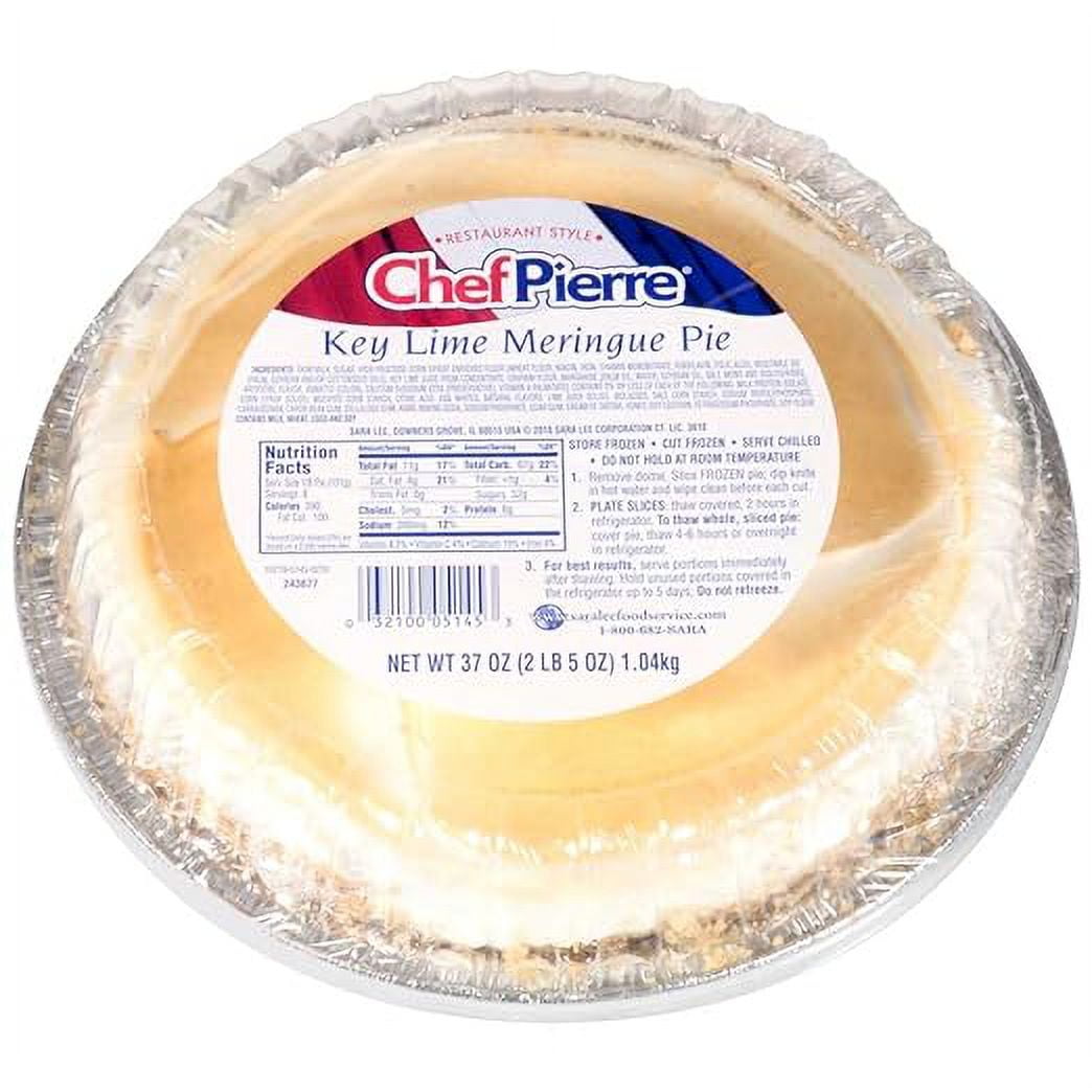 Sara Lee Chef Pierre Key Lime Meringue Pie, 10 inch -- 6 per case.