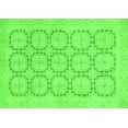 thumbnail image 1 of Ahgly Company Indoor Rectangle Abstract Green Modern Area Rugs, 4' x 6', 1 of 4