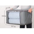 thumbnail image 2 of Bolsa de almacenamiento ComboCube Jumbo con cierre, 3 unidades, para Closet King Co, 2 of 6