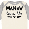 thumbnail image 4 of Inktastic Mamaw Loves Me Grandchild Girls Long Sleeve Baby Bodysuit, 4 of 5