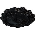 thumbnail image 3 of Ekena Millwork 16 3/4"OD x 1 3/8"P Plymouth Ceiling Medallion (Fits Canopies up to 1 5/8"), Hand-Painted Jet Black, 3 of 6