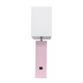 thumbnail image 3 of Elegant Designs Modern Leather Table Lamp with USB and White Fabric Shade, 3 of 7