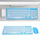 thumbnail image 2 of Combo de teclado y ratón, teclado inalámbrico de 96 teclas, ratón inalámbrico G, teclado inalámbrico, combinación de ratón, funcionamiento suave, 2 of 8