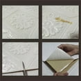 thumbnail image 6 of ZHANQUNE 3D Brick Wall Panels Peel and Stick, 14x14 Inch Foam Wall Tiles for Accent Wall, Self Adhesive Wallpaper for Living Room TV Background Bedroom Home Office Decor, 6 of 6