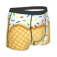thumbnail image 3 of Kll White Ice Cream Men'S Cotton Boxer Briefs Underwear-Medium, 3 of 9
