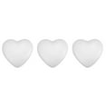 thumbnail image 3 of 3 pcs  Professional White Modeling Heart-Shaped DIY Craft DIY Painted Modeling, 3 of 6
