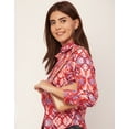 thumbnail image 5 of Moomaya Long Sleeve Spread Collar Cotton Shirt - Regular Women's Casual Shirt, 5 of 9