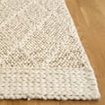 thumbnail image 4 of SAFAVIEH Natura Montana Diamond Area Rug, Brown/Ivory, 6' x 6' Square, 4 of 8