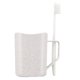 thumbnail image 1 of Taza YONGSHENG Taza de plástico con soporte para cepillo de dientes blanco, 1 of 4
