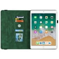 thumbnail image 4 of iPad 9.7 Case 2018/2017, iPad Air 1 2 Case, Allytech Butterfly Embossed Shock Absorption Kickstand Pencil Holder Auto Sleep Wake Slim Cover Case for Apple iPad 6th 5th Generation, Green, 4 of 6