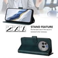 thumbnail image 4 of For Nothing Phone (3a) Pro Cases Wallet Stand Retro Texture Leather Phone Cover with Lanyard - Grey, 4 of 5