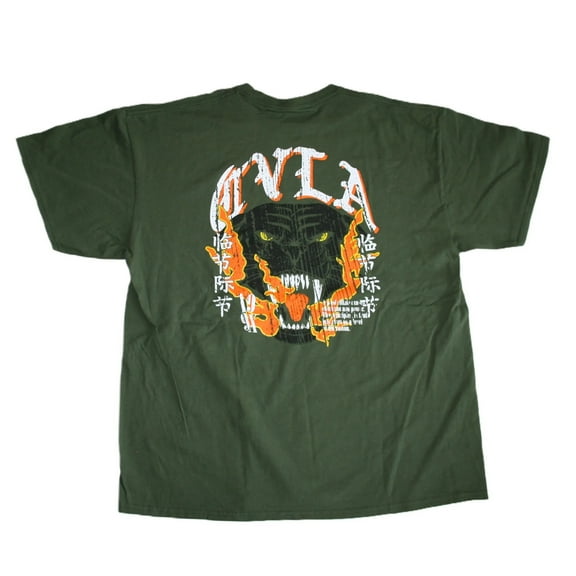 CVLA Tiger Graphic Print Men's T-Shirt (3XL)