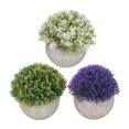 thumbnail image 1 of Artificial Potted Plant, Durable Round Base Portable Simulated Plants  For Desk, 1 of 8