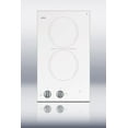 thumbnail image 3 of Summit CR2220WH 230V 1200 Watt Dual Electric Cooktop, 3 of 3