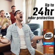 Right Guard Sport Deodorant Aerosol Spray, Original, 8.5 oz (Pack of 2)