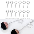 thumbnail image 3 of Small Eye Hooks, Mini Eye Pins Hooks 3Colors 200Pcs / Bag Eye Pins Eyepins Alloy Thread Screw Eye Hooks Jewelry Findings Eye Pins for Jewelry Pendant Making, 3 of 7
