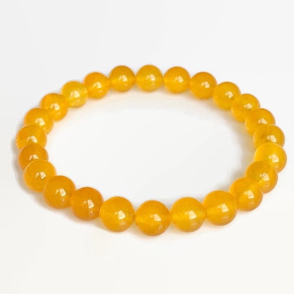High Quality Natural Yellow Aventurine Bracelet 8mm A Round Beaded Bracelet Healing Bracelet, Handmade Stretch Bracelet